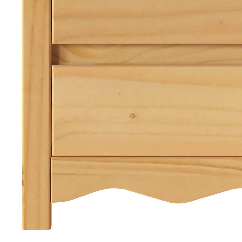 Bedside Cabinet Drammen Oak 45 x 35 x 56 cm Solid pine wood