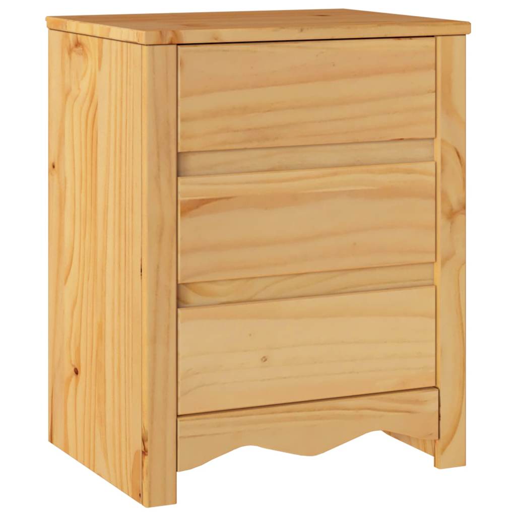 Bedside Cabinet Drammen Oak 45 x 35 x 56 cm Solid pine wood