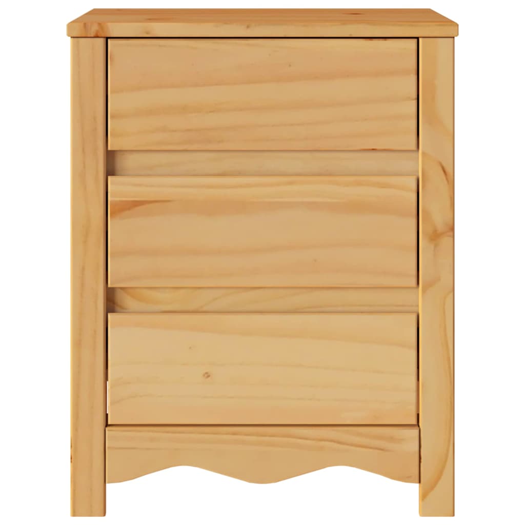 Bedside Cabinet Drammen Oak 45 x 35 x 56 cm Solid pine wood