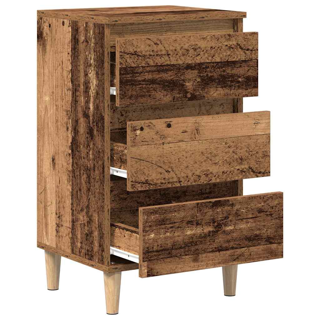 Bedside Cabinet Old wood 40 x 35 x 70 cm Engineered wood