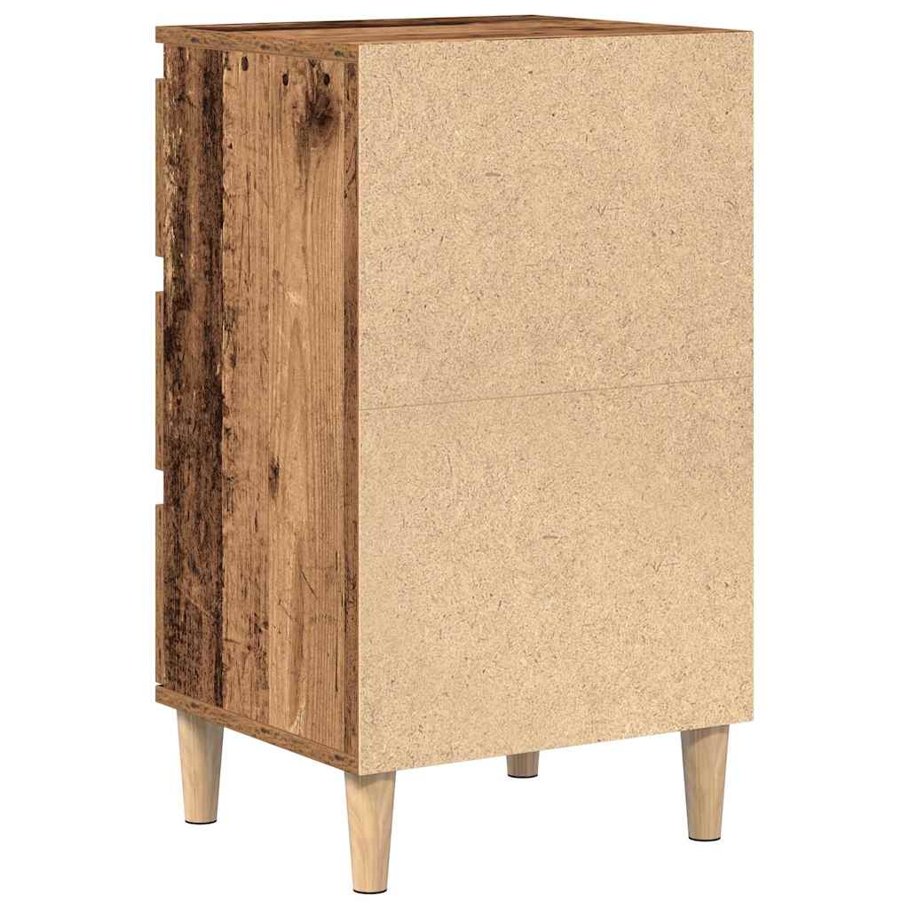Bedside Cabinet Old wood 40 x 35 x 70 cm Engineered wood