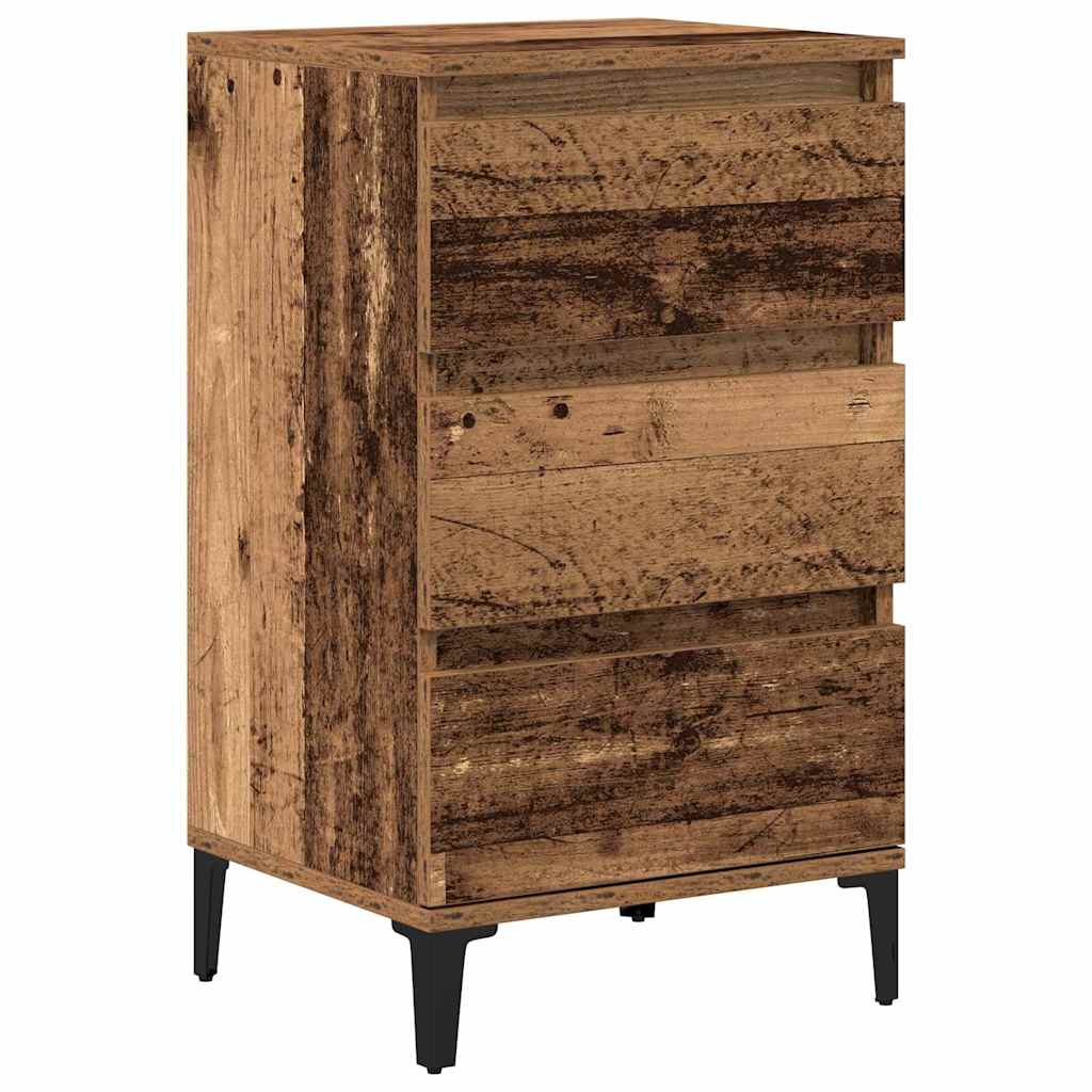 Bedside Cabinet Old Wood 40 x 35 x 70 cm Engineered wood
