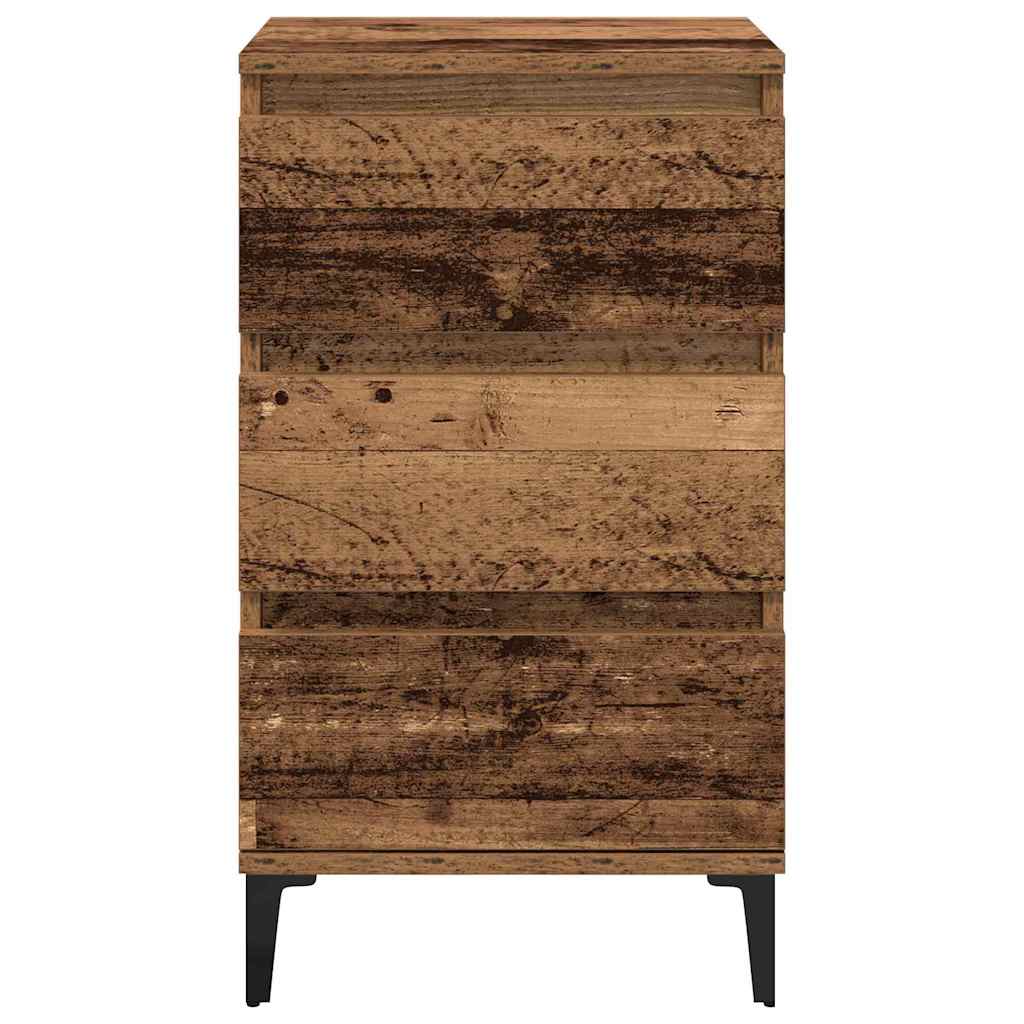 Bedside Cabinet Old Wood 40 x 35 x 70 cm Engineered wood