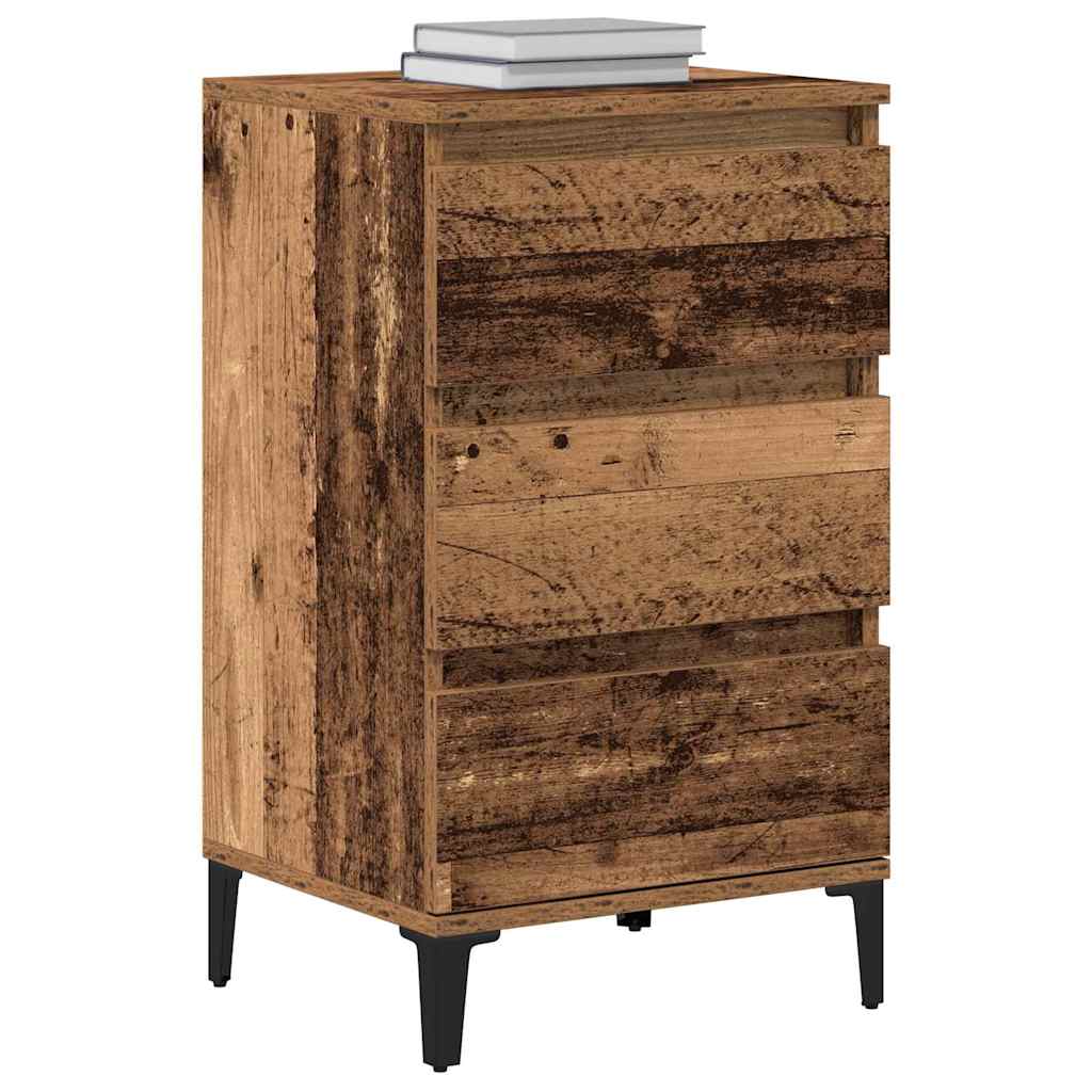 Bedside Cabinet Old Wood 40 x 35 x 70 cm Engineered wood