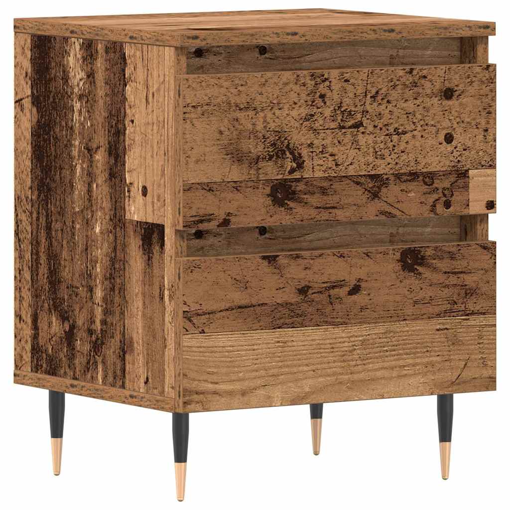 Bedside Cabinet Old Wood 40 x 35 x 50 cm Engineered Wood