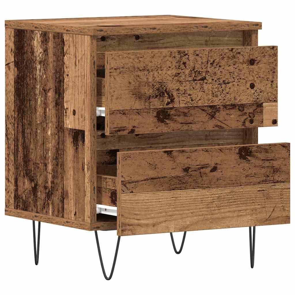 Bedside Cabinet Old wood 40 x 35 x 50 cm Engineered wood