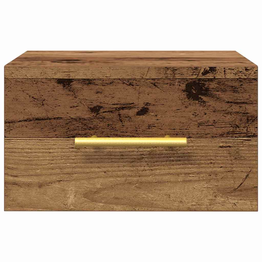 Bedside Cabinet Old Wood 35 x 35 x 20 cm Engineered Wood