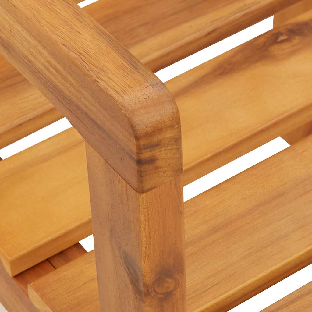 3 Piece Garden Dining Set Solid Wood Acacia