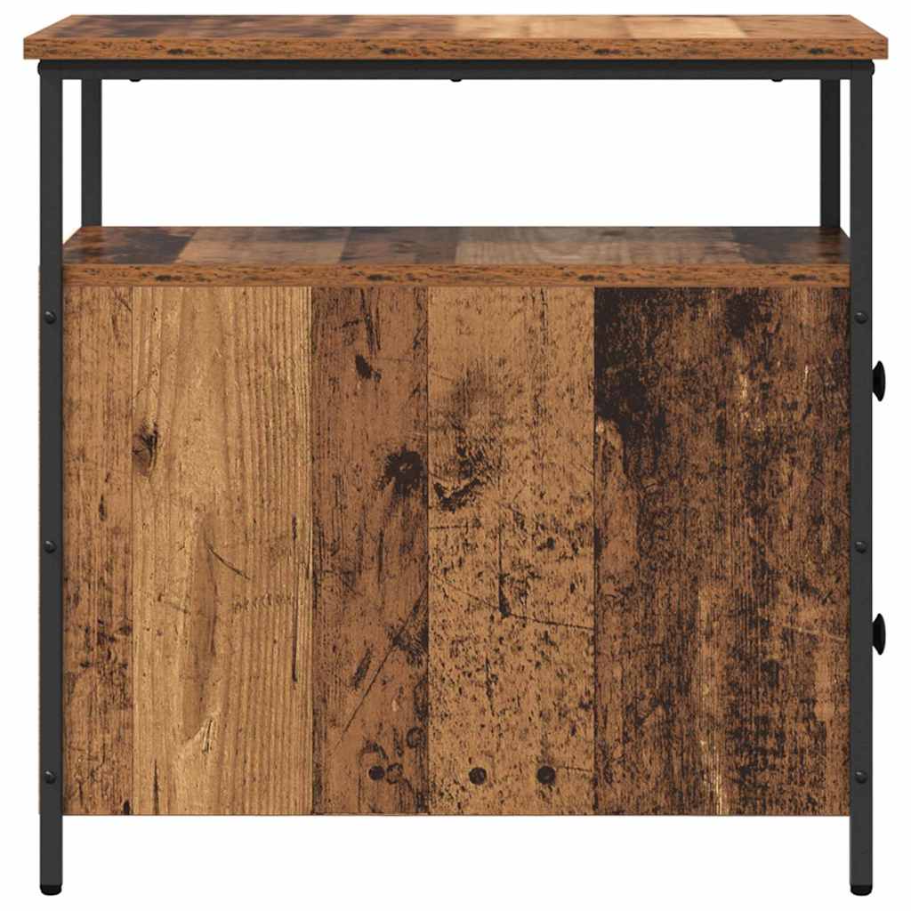 Bedside Cabinet Old wood 30 x 60 x 60 cm Engineered wood