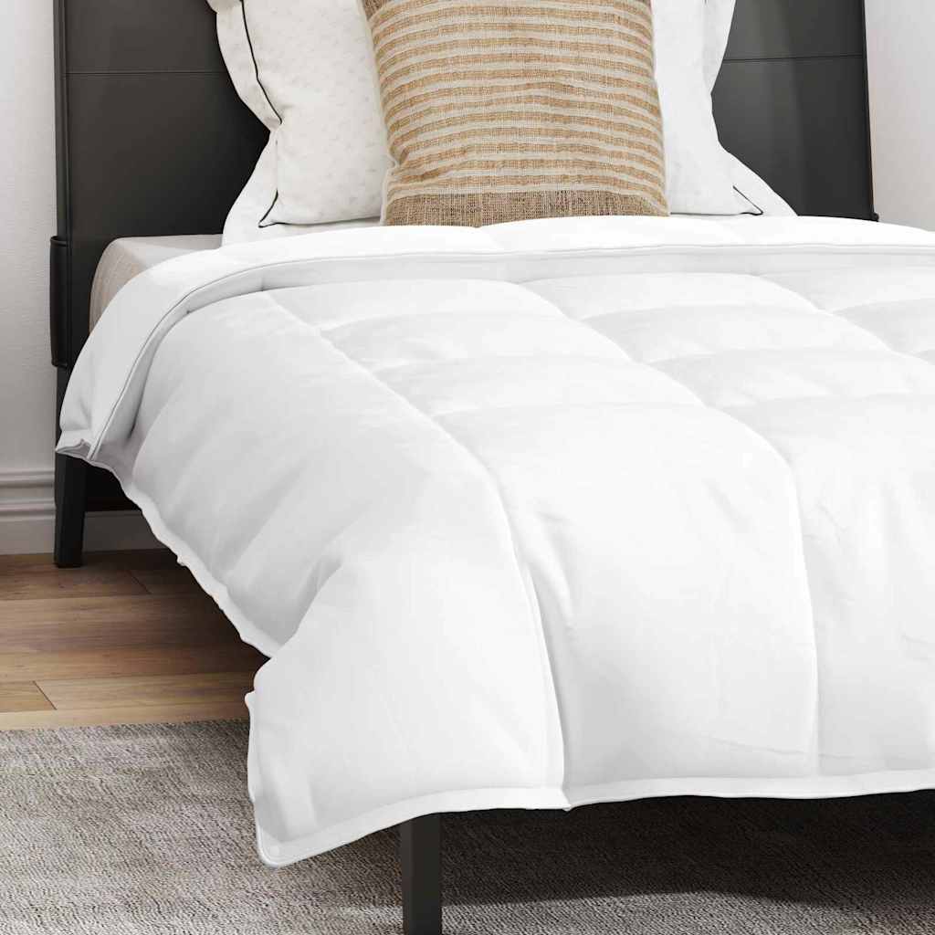 2-in-1 Duvet with Pillow 2 pcs White Down Feather