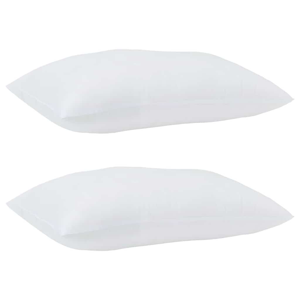 2-in-1 Duvet with Pillow 2 pcs White Down Feather