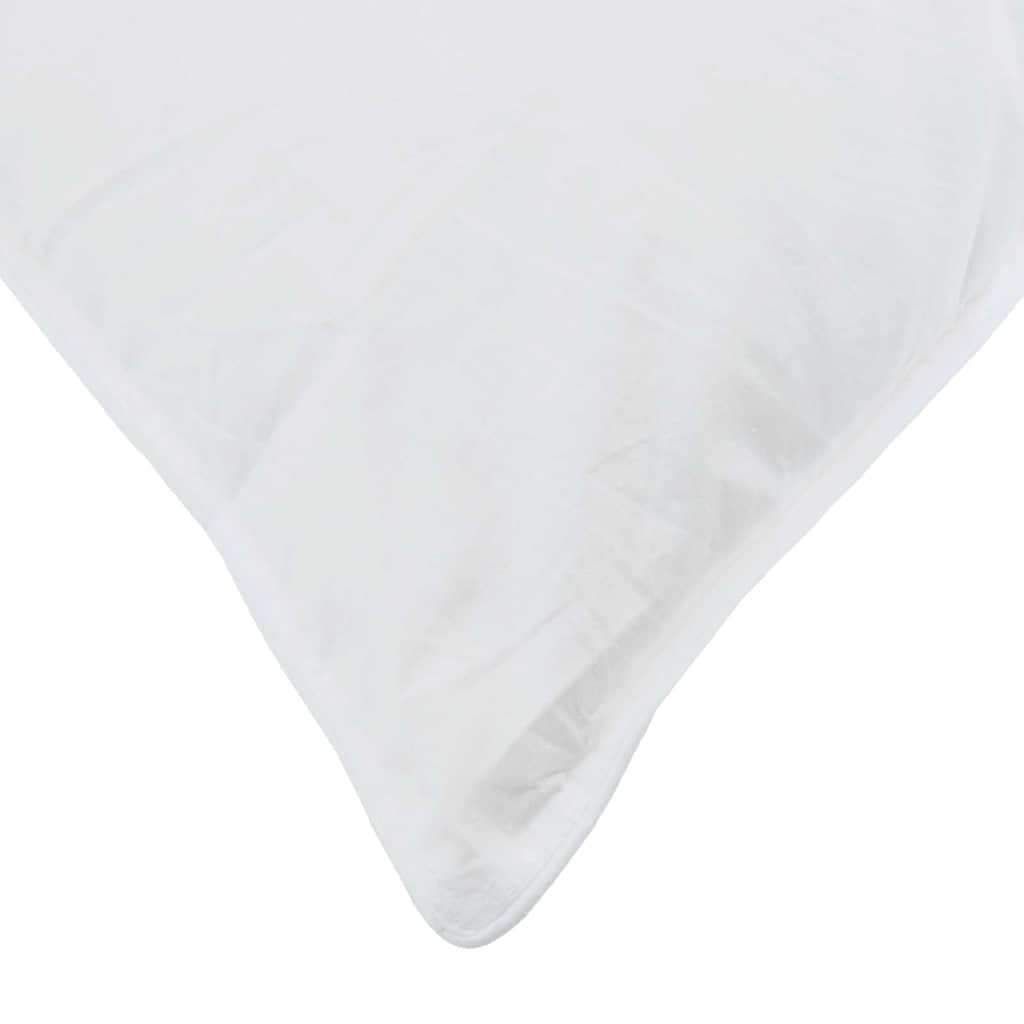2-in-1 Duvet with Pillow 2 pcs White Down Feather