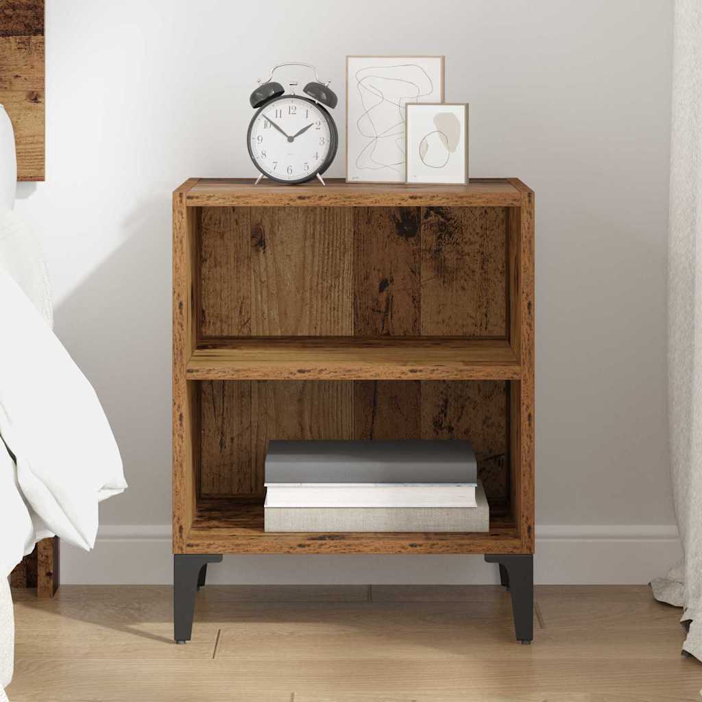 Bedside Cabinet Old Wood 40 x 30 x 50 cm Engineered Wood