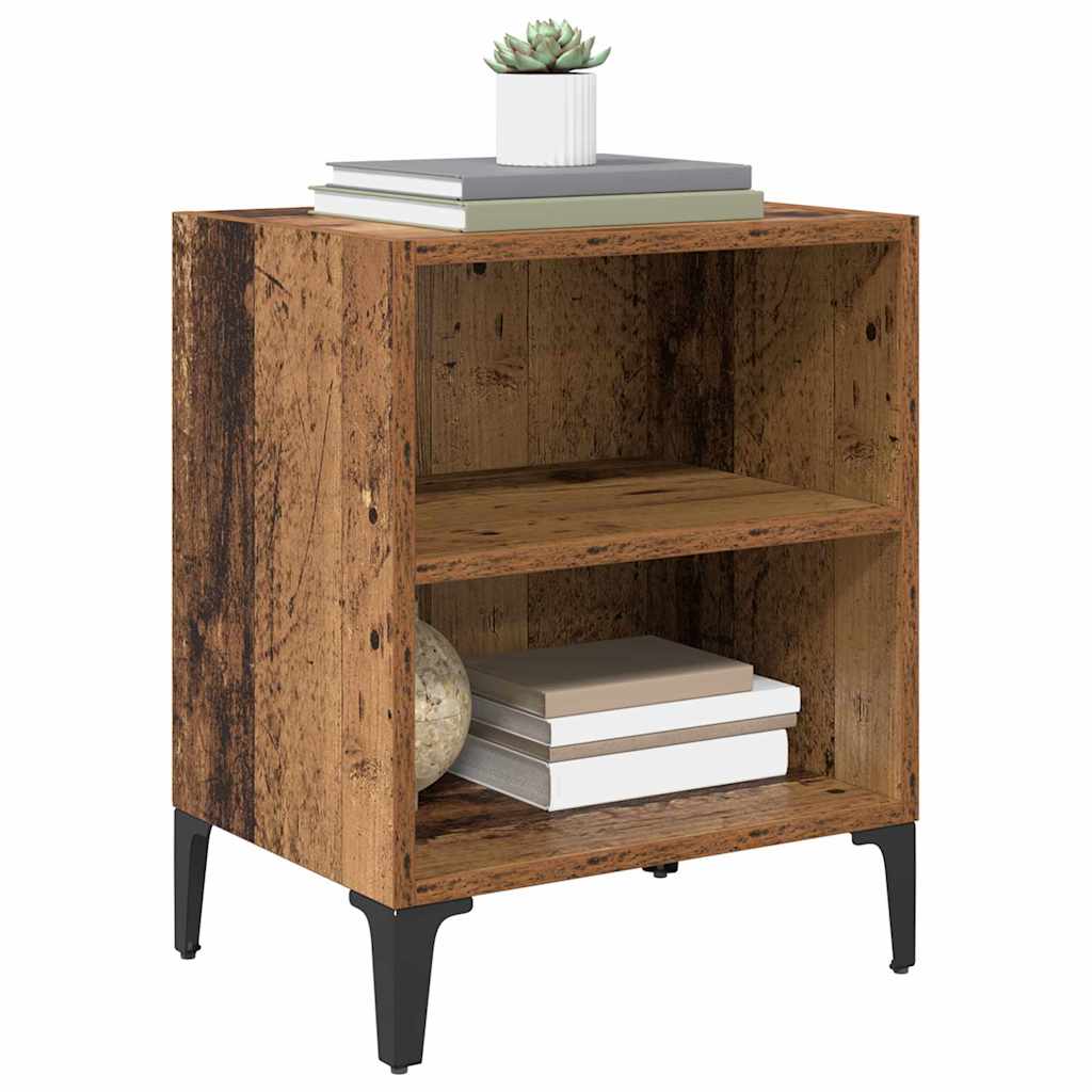 Bedside Cabinet Old Wood 40 x 30 x 50 cm Engineered Wood