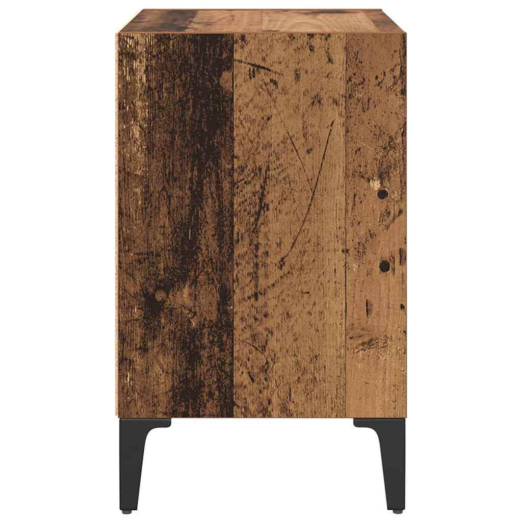 Bedside Cabinet Old Wood 40 x 30 x 50 cm Engineered Wood