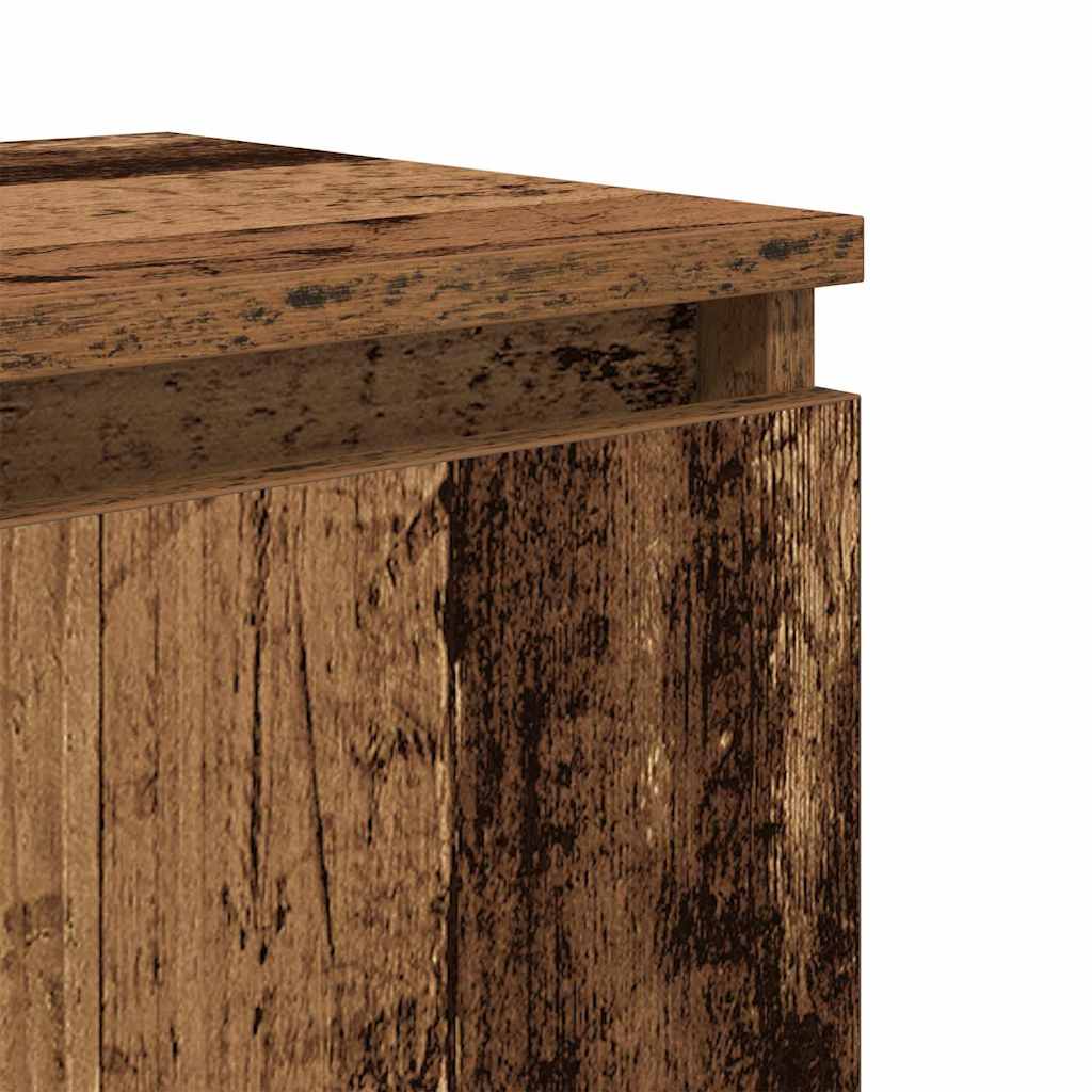 Bedside Cabinet Old Wood 40 x 30 x 50 cm Engineered Wood