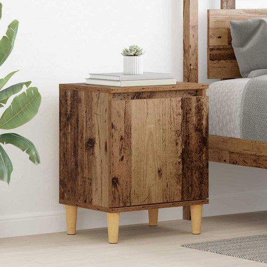 Bedside Cabinet Old Wood 40 x 30 x 50 cm Engineered Wood