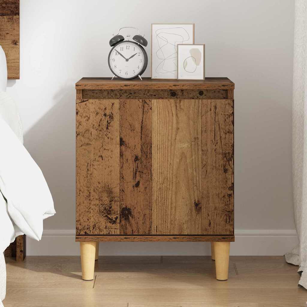 Bedside Cabinet Old Wood 40 x 30 x 50 cm Engineered Wood