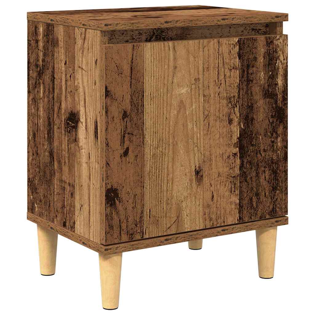 Bedside Cabinet Old Wood 40 x 30 x 50 cm Engineered Wood