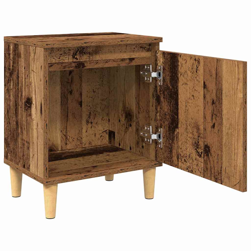 Bedside Cabinet Old Wood 40 x 30 x 50 cm Engineered Wood