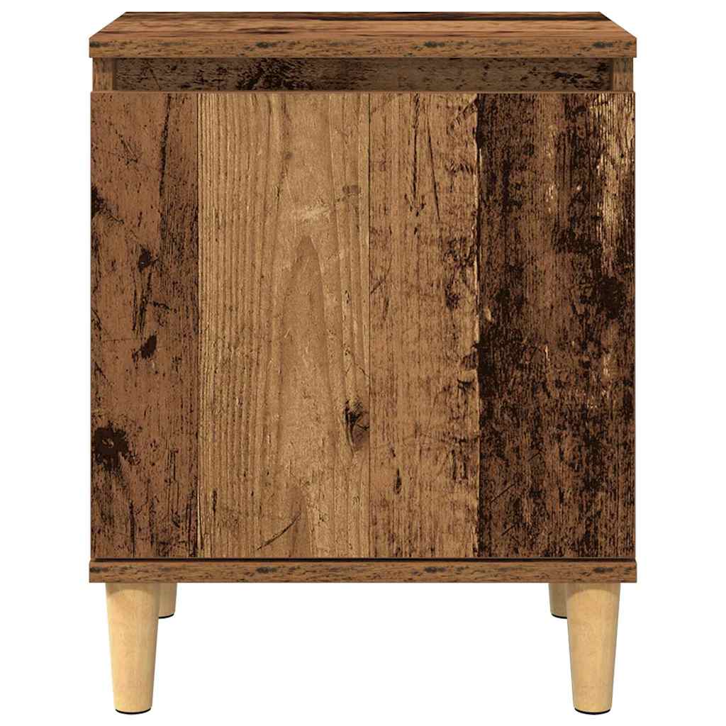 Bedside Cabinet Old Wood 40 x 30 x 50 cm Engineered Wood