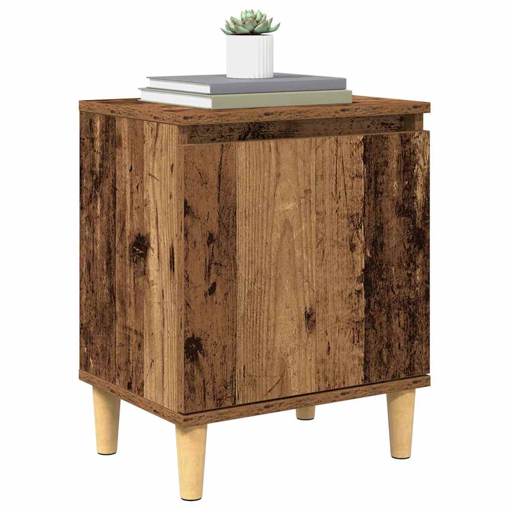 Bedside Cabinet Old Wood 40 x 30 x 50 cm Engineered Wood