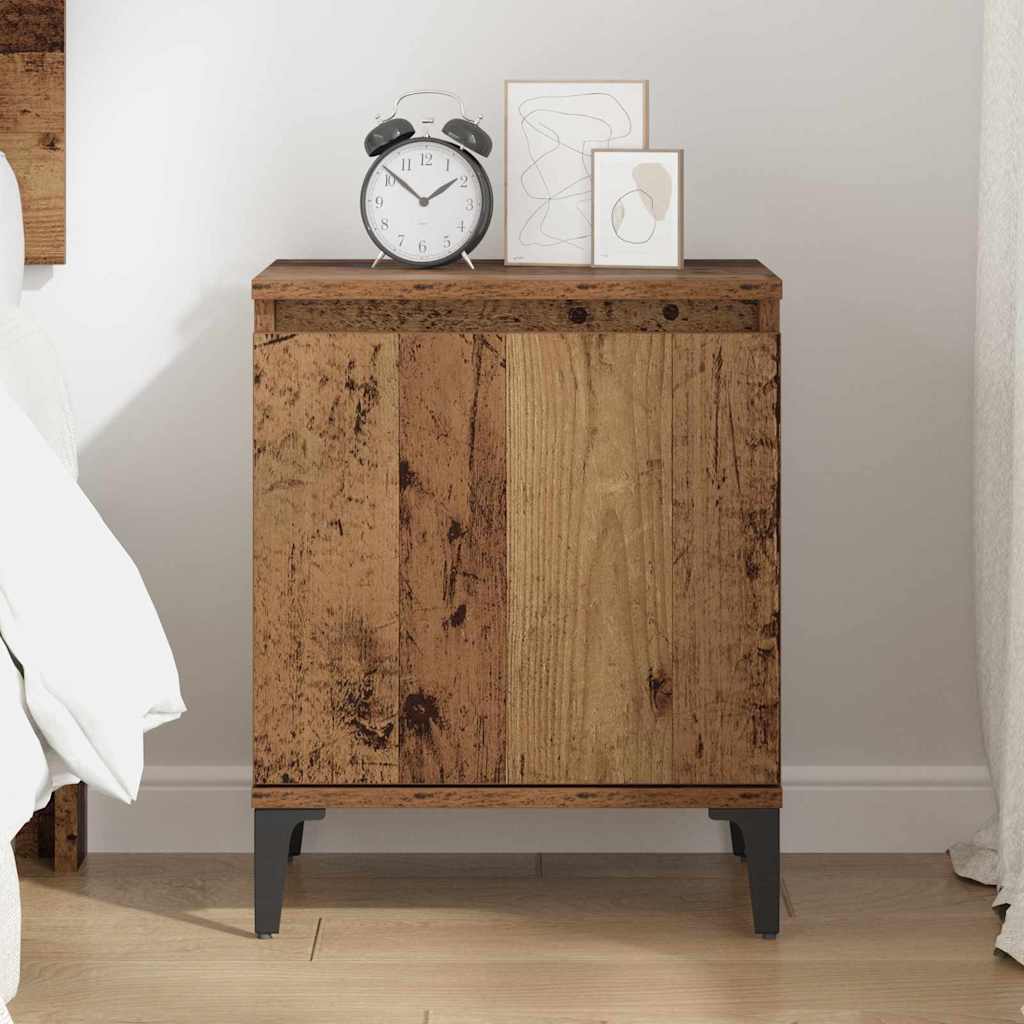 Bedside Cabinet Old Wood 40 x 30 x 50 cm Engineered Wood