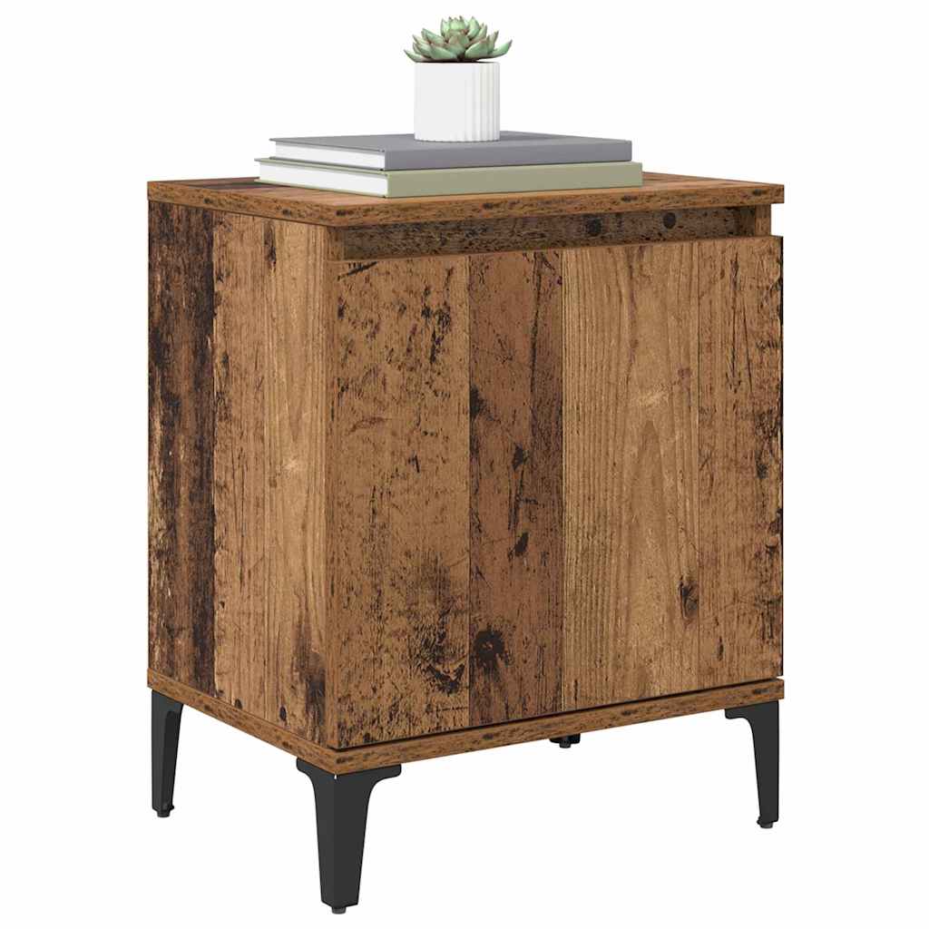 Bedside Cabinet Old Wood 40 x 30 x 50 cm Engineered Wood