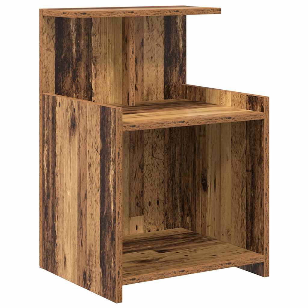 Bedside Cabinet Old Wood 40 x 35 x 60 cm Engineered Wood