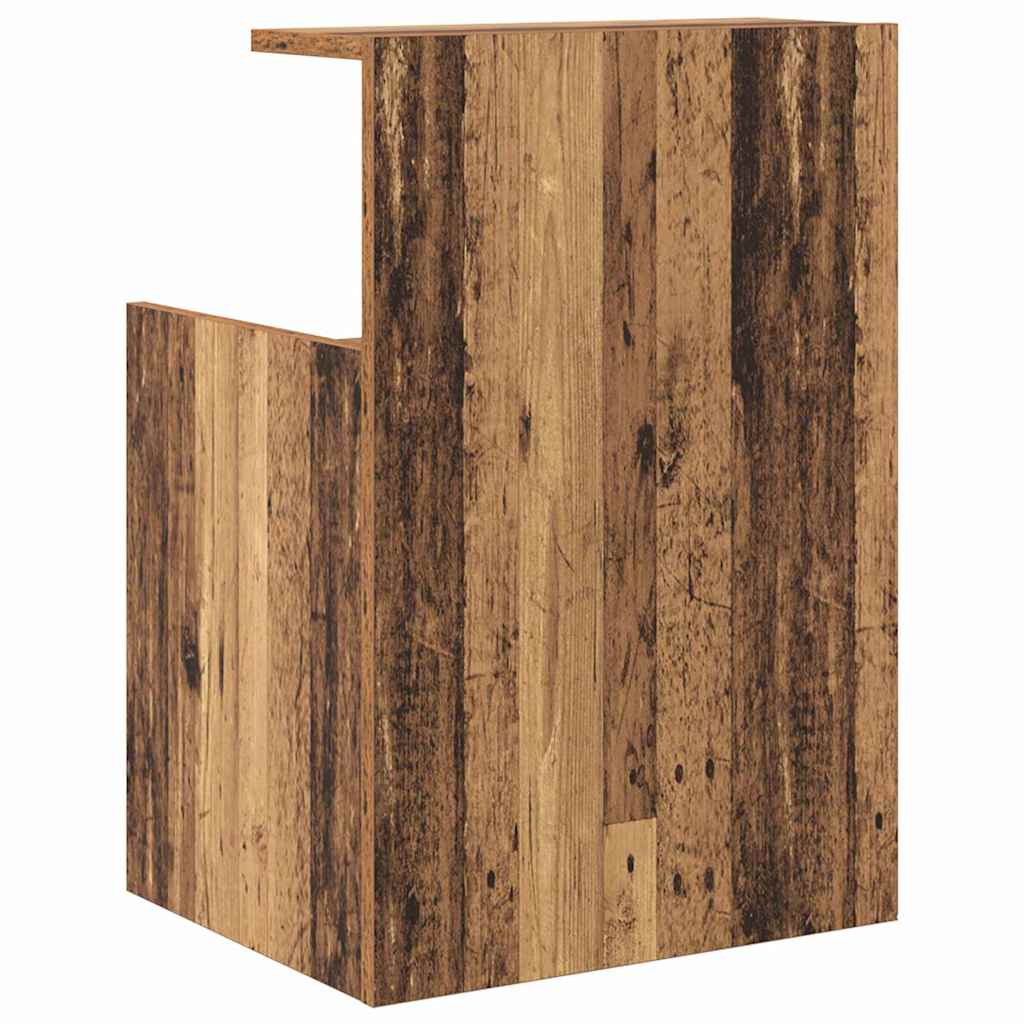 Bedside Cabinet Old Wood 40 x 35 x 60 cm Engineered Wood