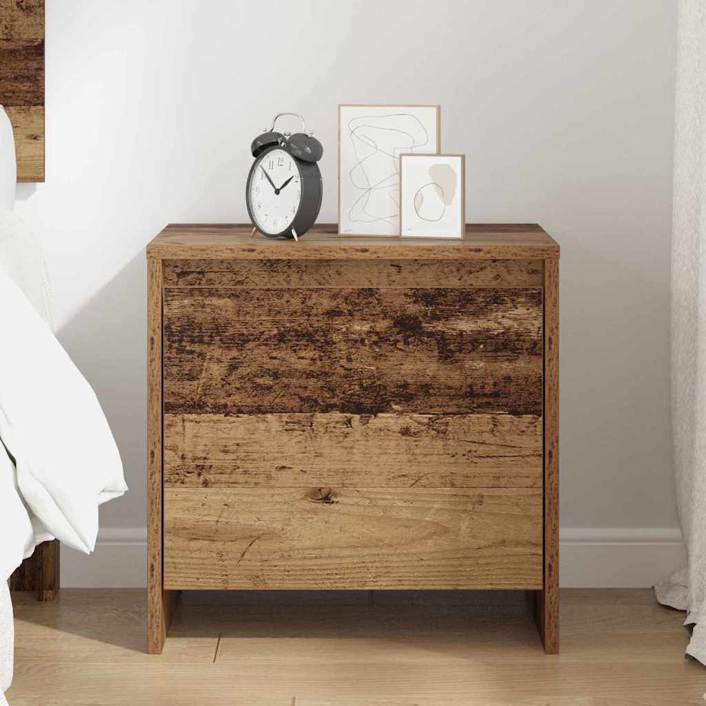 Bedside Cabinet Old Wood 45 x 34 x 44.5 cm Engineered Wood