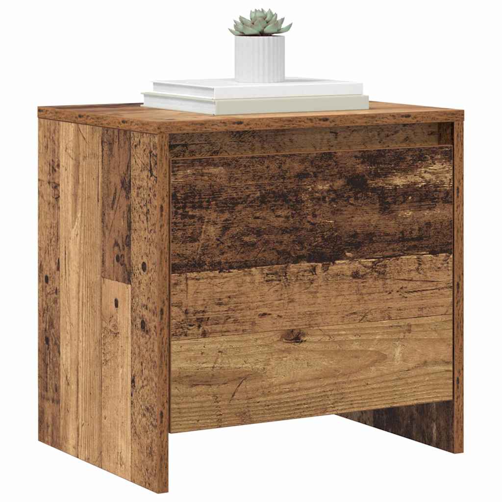 Bedside Cabinet Old Wood 45 x 34 x 44.5 cm Engineered Wood