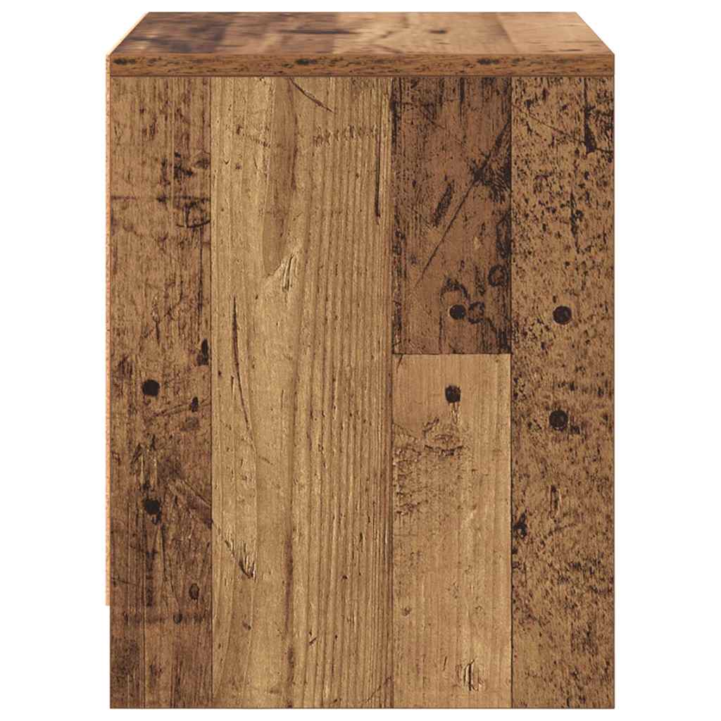 Bedside Cabinet Old Wood 45 x 34 x 44.5 cm Engineered Wood