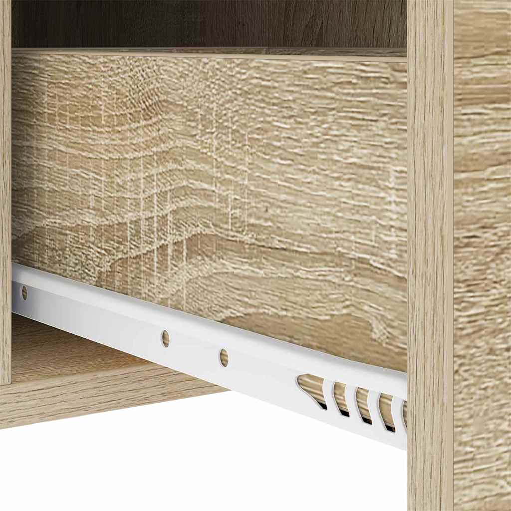 Bedside Cabinet Sonoma Oak 30 x 48 x 61 cm Engineered Wood
