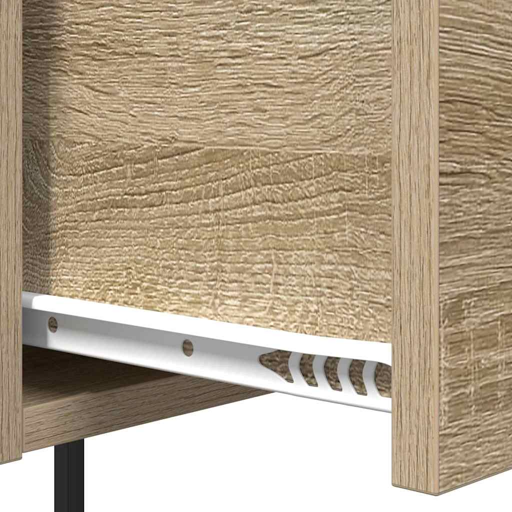 Bedside Cabinet Sonoma Oak 42 x 41 x 56 cm Engineered Wood