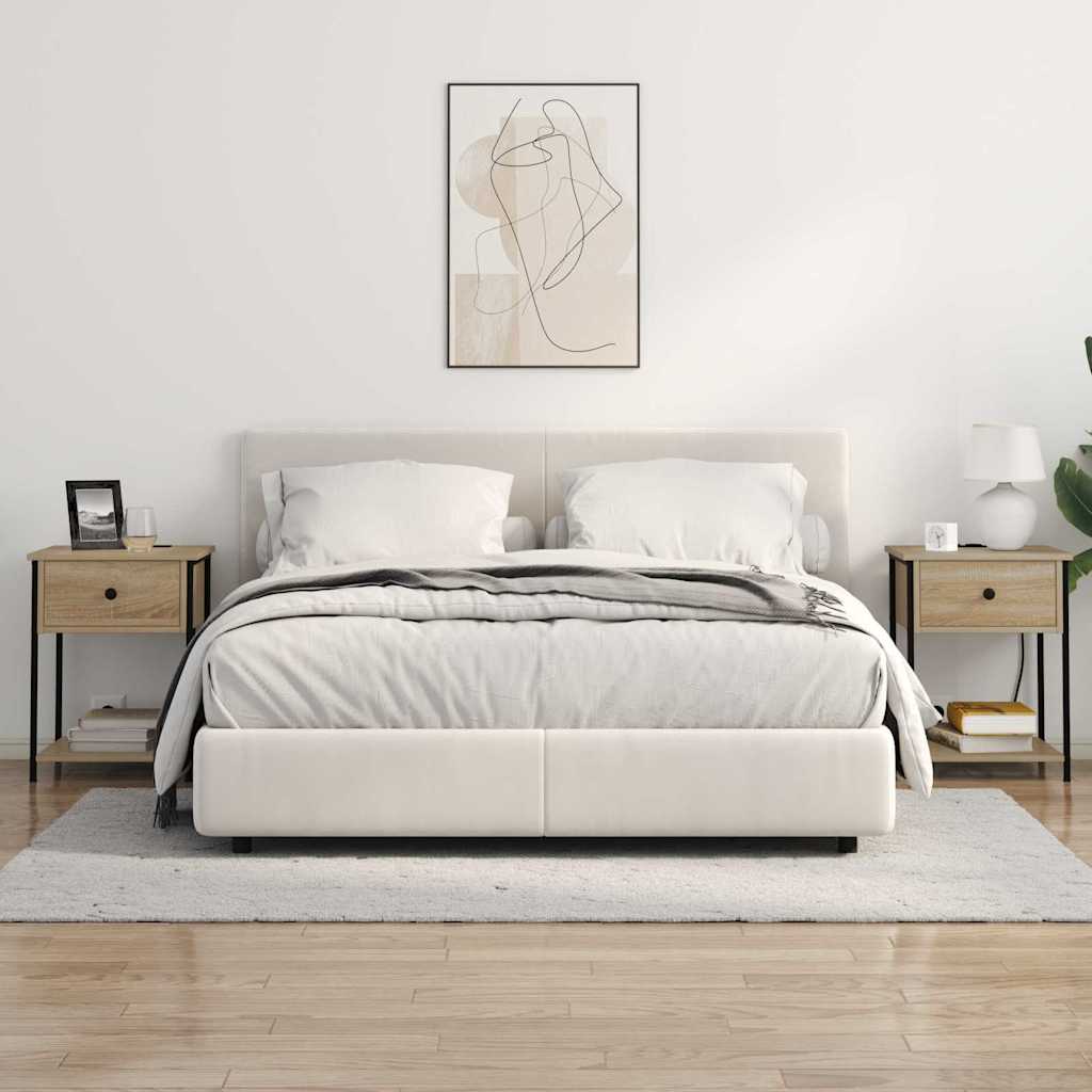 Bedside Cabinet Sonoma Oak 42 x 41 x 56 cm Engineered Wood