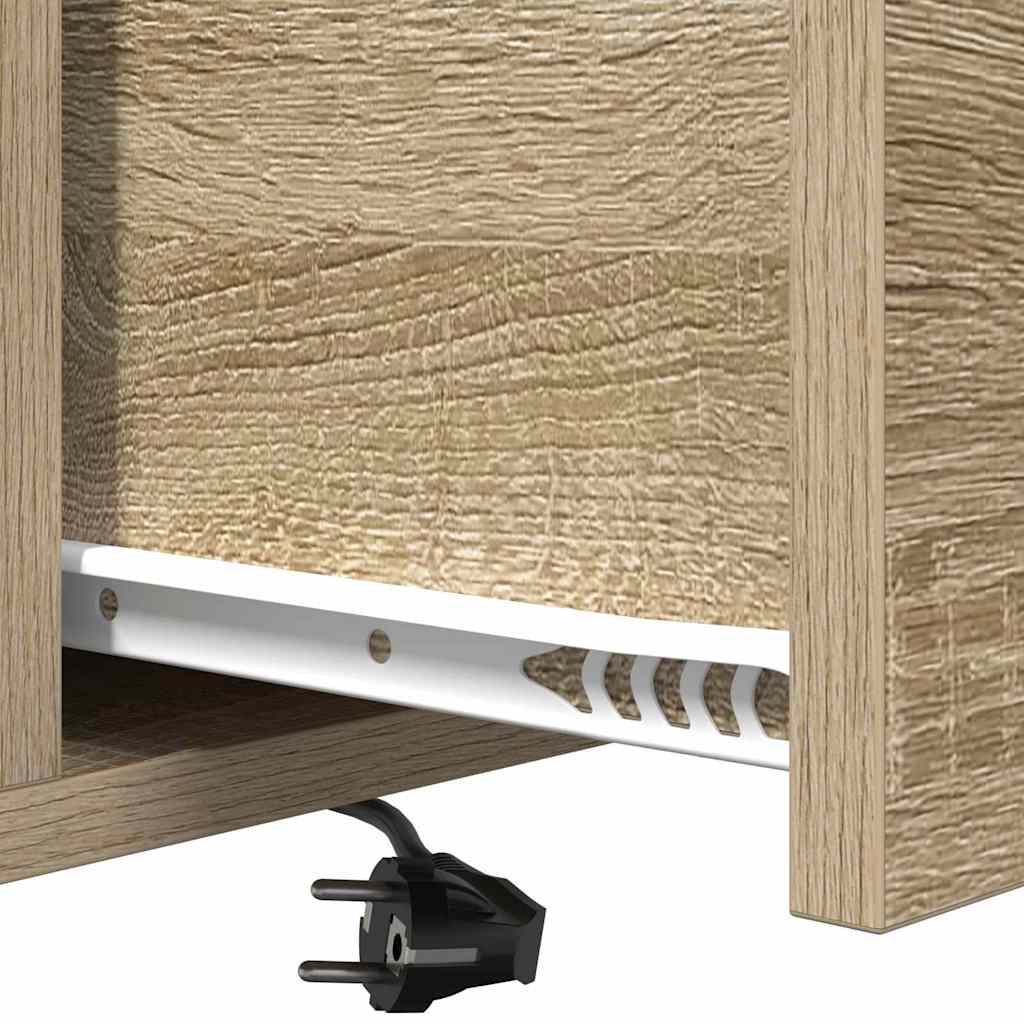 Bedside Cabinet Sonoma Oak 42 x 41 x 56 cm Engineered Wood