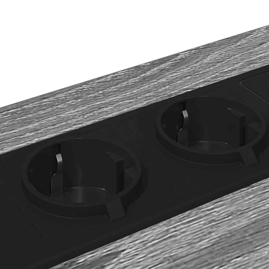 Bedside Cabinet Grey Sonoma 42 x 41 x 56 cm Engineered Wood