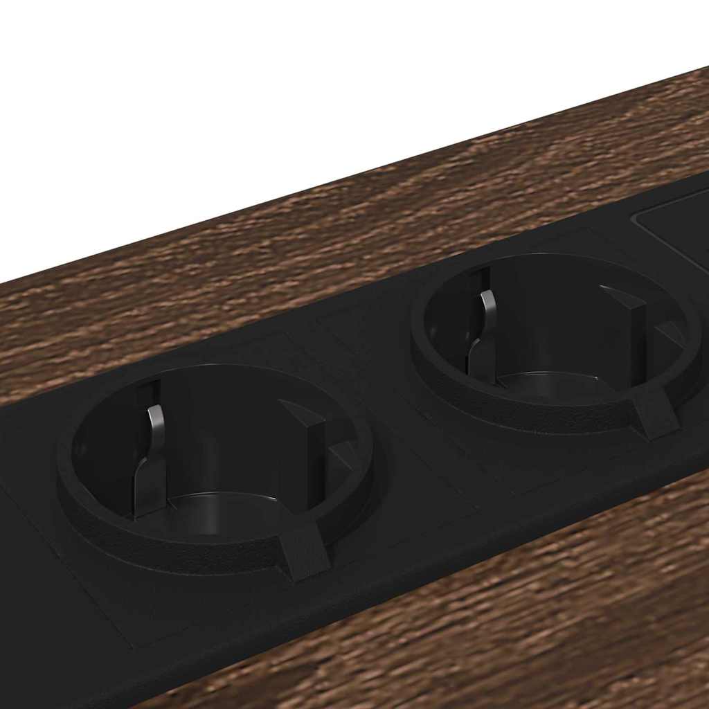 Bedside Cabinet Brown Oak 42 x 41 x 56 cm Engineered Wood