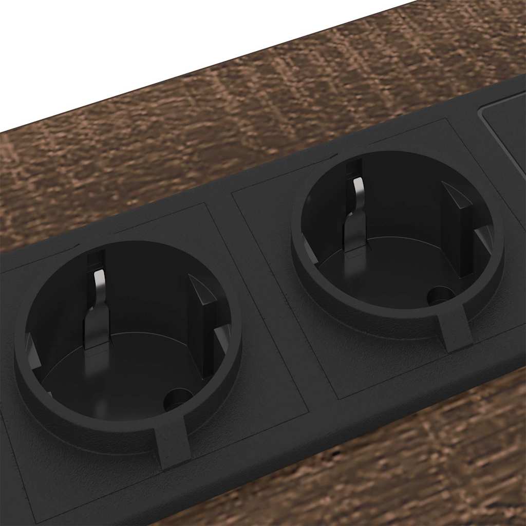 Bedside Cabinet Brown Oak 42 x 41 x 61 cm Engineered Wood