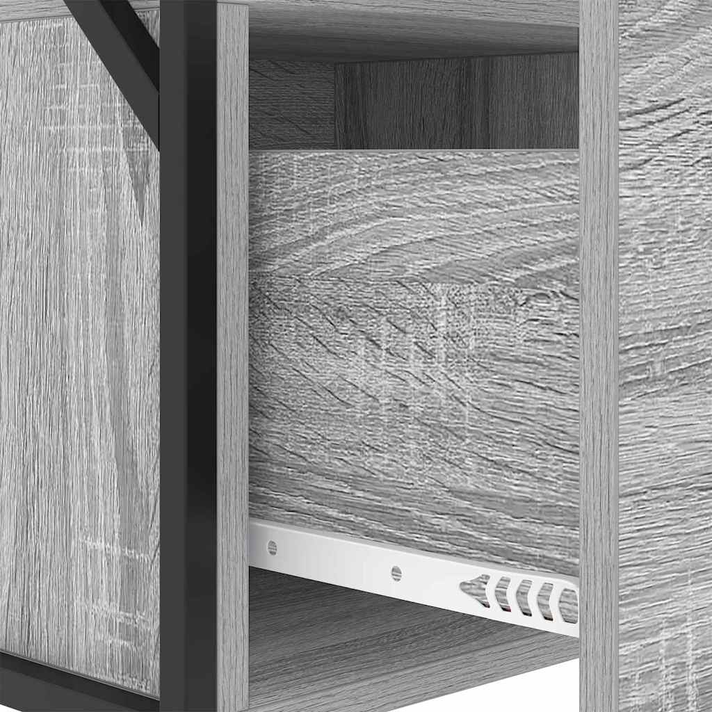 Bedside Cabinet Grey Sonoma 40 x 31 x 60 cm Engineered Wood