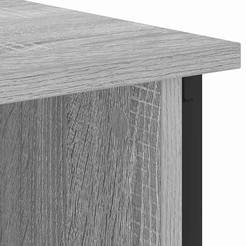 Bedside Cabinet Grey Sonoma 55 x 31 x 76 cm Engineered Wood
