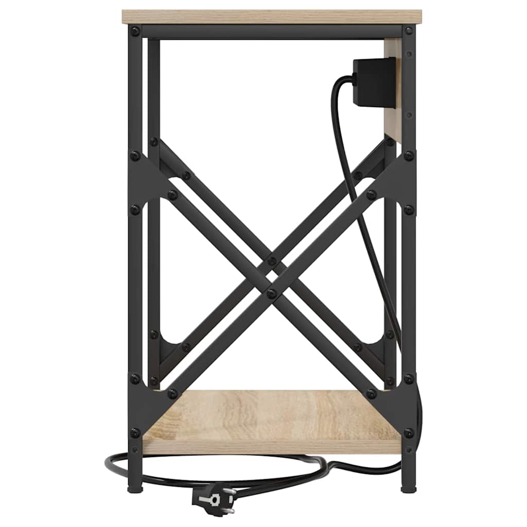 Bedside Cabinet Sonoma Oak 41 x 31 x 51 cm Engineered Wood