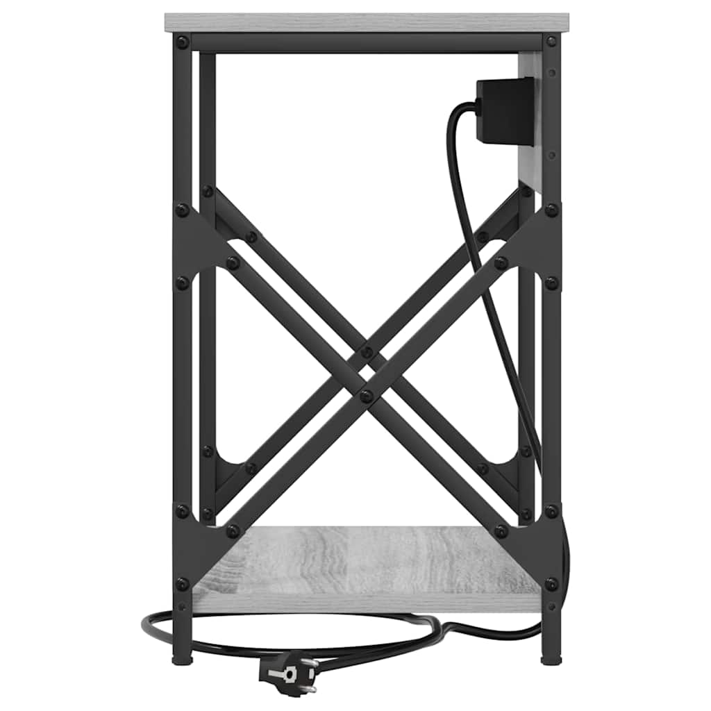 Bedside Cabinet Grey Sonoma 41 x 31 x 51 cm Engineered Wood