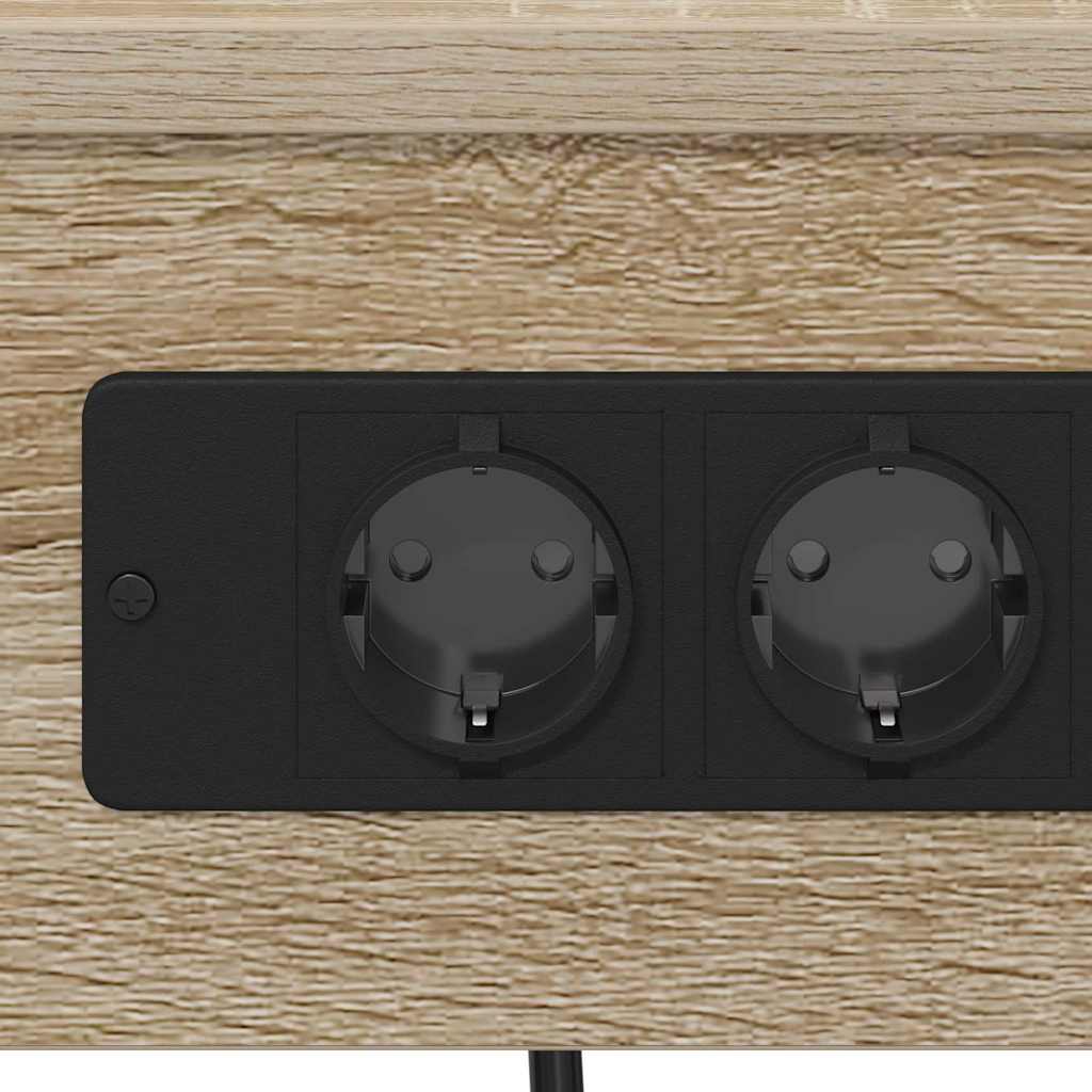 Bedside Cabinet Sonoma Oak 41 x 31 x 76 cm Engineered Wood