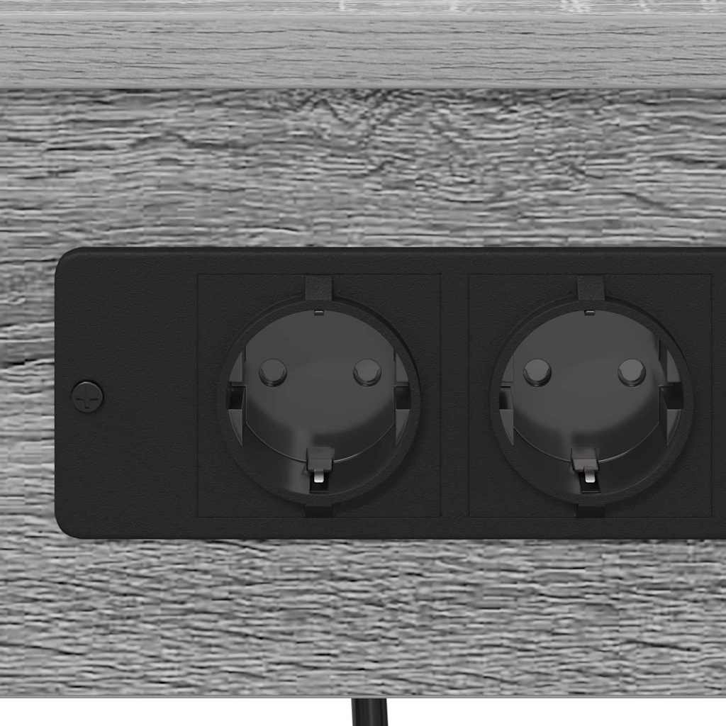 Bedside Cabinet Grey Sonoma 41 x 31 x 76 cm Engineered Wood