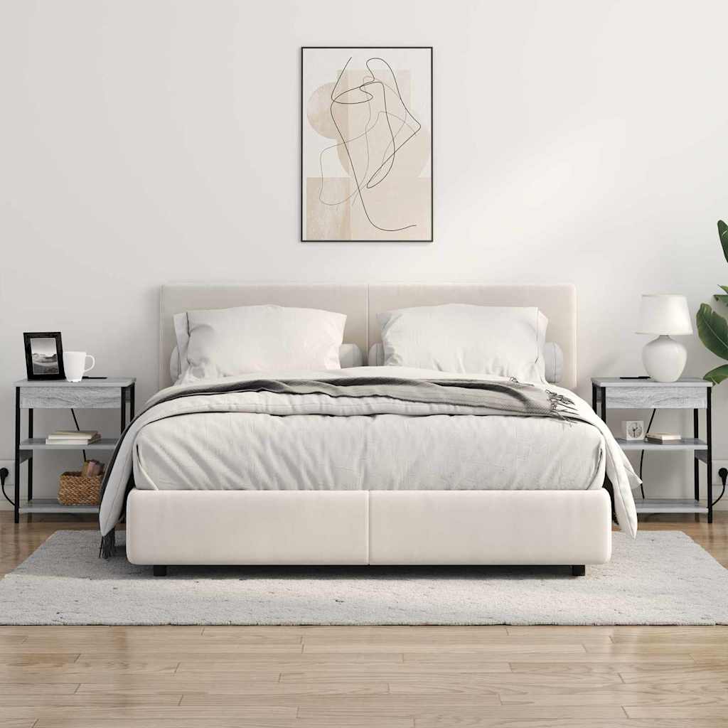 Bedside Cabinet Grey Sonoma 41 x 31 x 51 cm Engineered Wood
