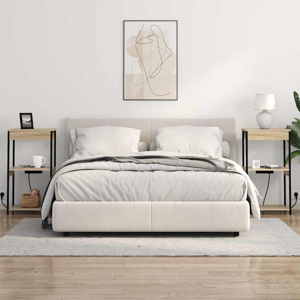 Bedside Cabinet Sonoma Oak 41 x 31 x 76 cm Engineered Wood