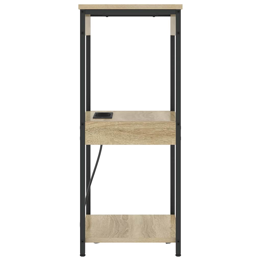 Bedside Cabinet Sonoma Oak 41 x 31 x 76 cm Engineered Wood