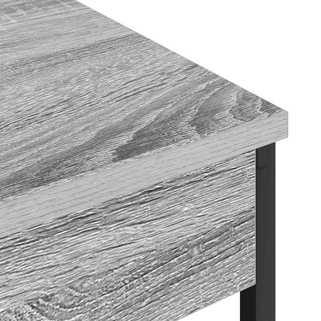 Bedside Cabinet Grey Sonoma 41 x 31 x 76 cm Engineered Wood